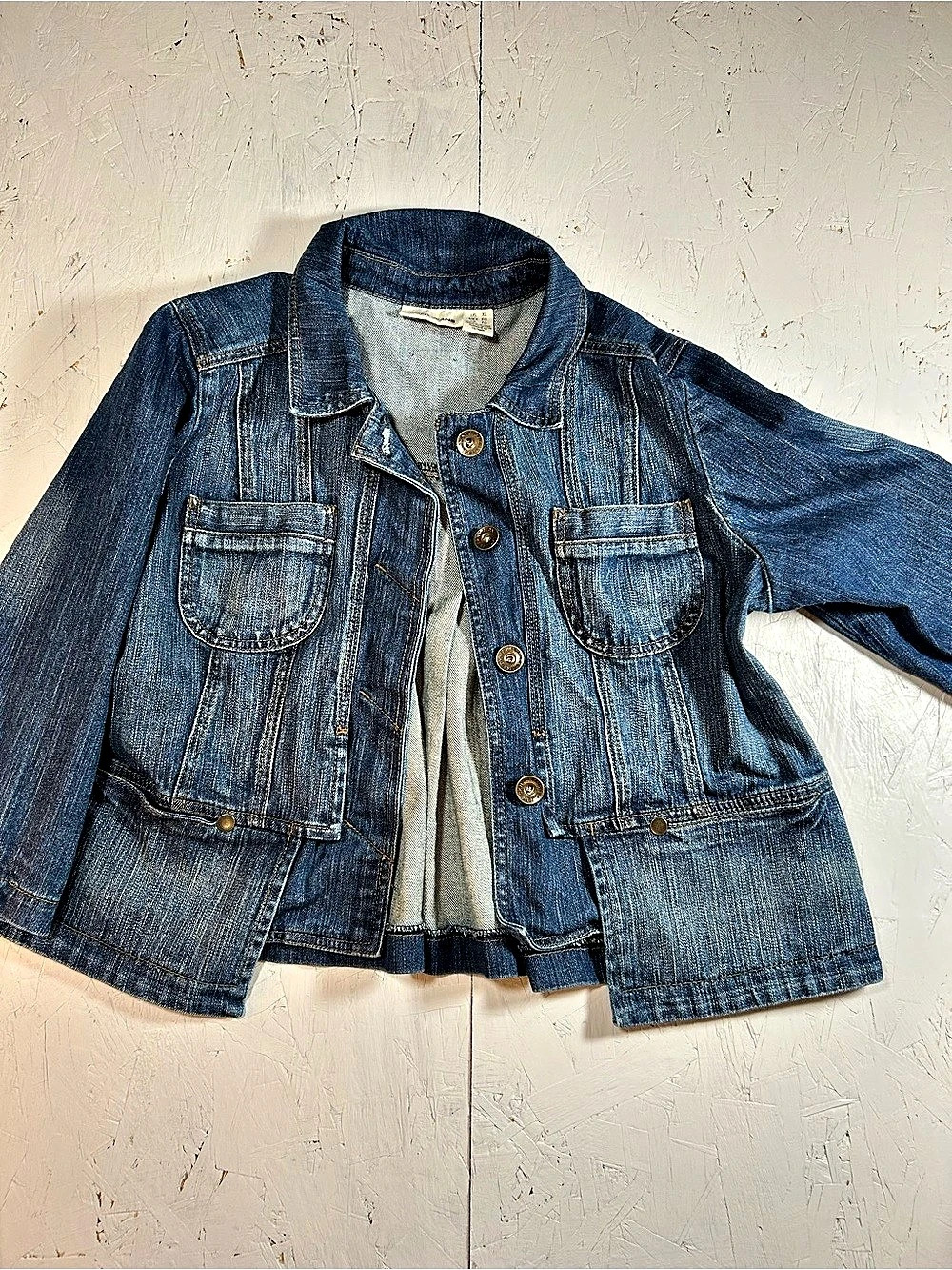 DKNY Denim Jean Jacket Size XL